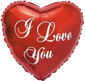 I Love You Mylar Balloon